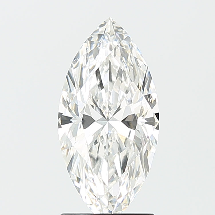1.78 Carat Marquise Lab Diamond with  Cut Diamond in 14KT  view 1
