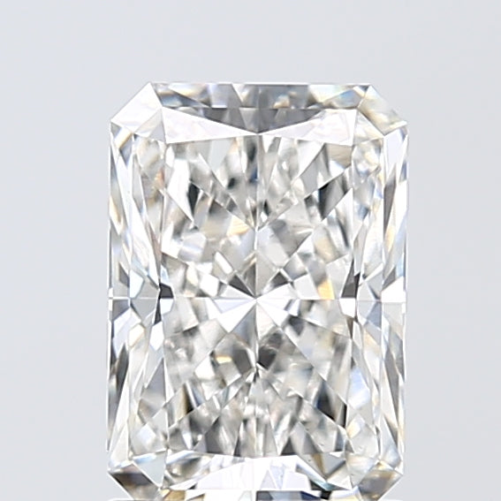 1.65 Carat Radiant Lab Diamond with  Cut Diamond in 14KT  view 1
