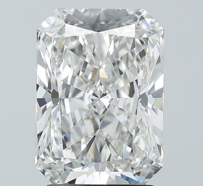 2.56 Carat Radiant Lab Diamond with  Cut Diamond in 14KT  view 1

