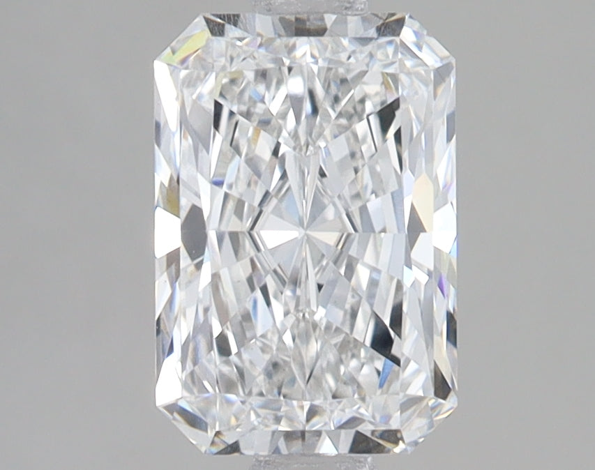 1.72 Carat Radiant Lab Diamond with  Cut Diamond in 14KT  view 1
