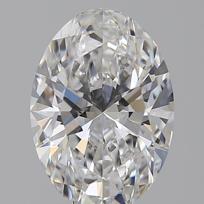 1.93 Carat Oval Lab Diamond with  Cut Diamond in 14KT  view 1
