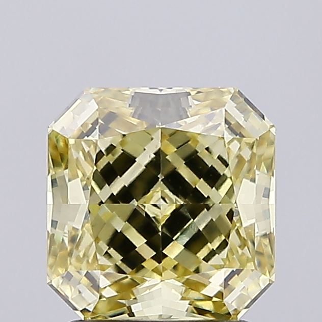 2.01 Carat Radiant Lab Diamond with  Cut Diamond in 14KT  view 1
