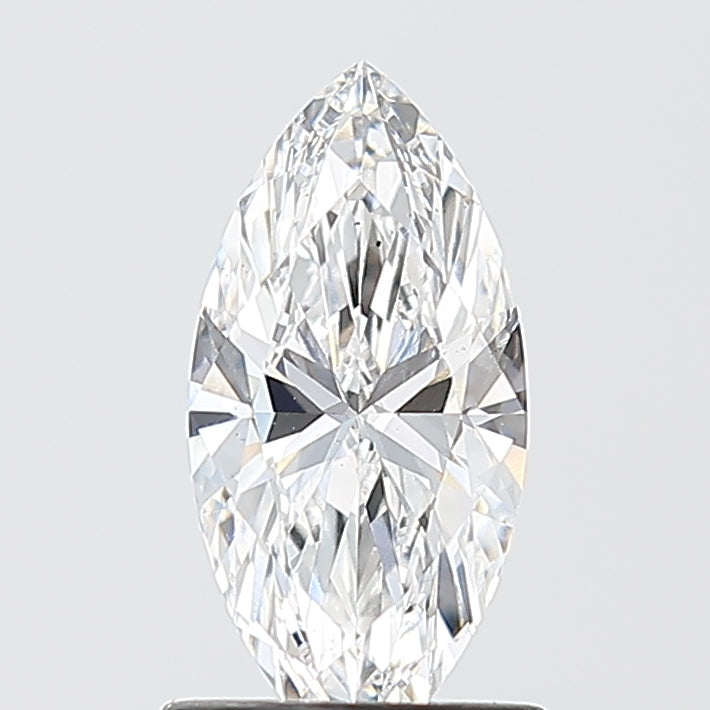 1.02 Carat Marquise Lab Diamond with  Cut Diamond in 14KT  view 1
