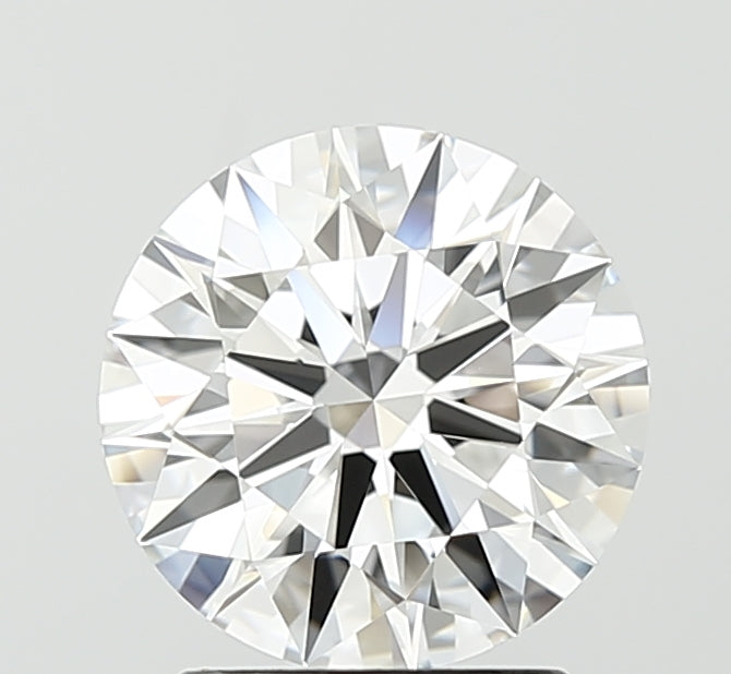 2.08 Carat Round Lab Diamond with  Cut Diamond in 14KT  view 1
