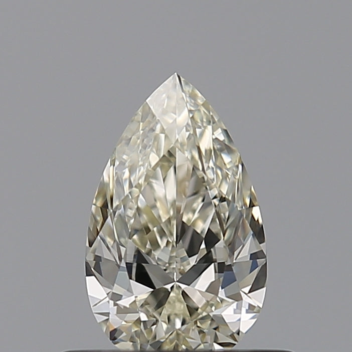 0.43 Carat Pear Natural Diamond with  Cut Diamond in 14KT  view 1
