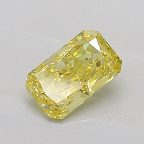 0.79 Carat Radiant Lab Diamond with  Cut Diamond in 14KT  view 1
