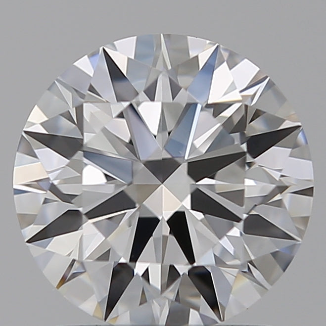 1.42 Carat Round Lab Diamond with  Cut Diamond in 14KT  view 1
