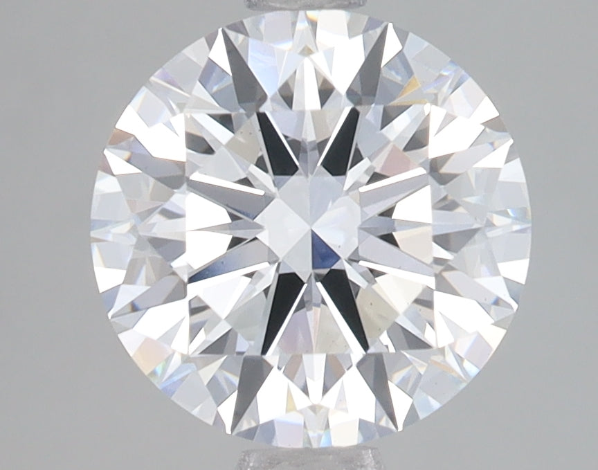 2.48 Carat Round Lab Diamond with  Cut Diamond in 14KT  view 1
