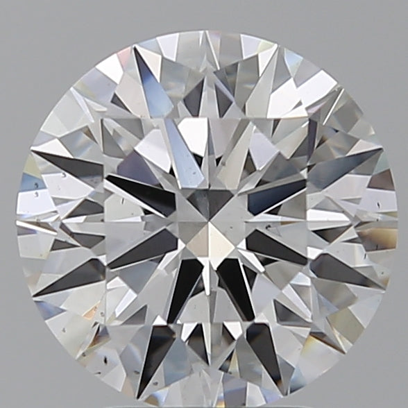 3.53 Carat Round Lab Diamond with  Cut Diamond in 14KT  view 1
