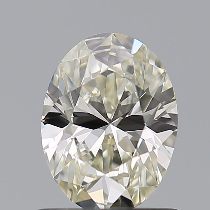 0.71 Carat Oval Natural Diamond with  Cut Diamond in 14KT  view 1
