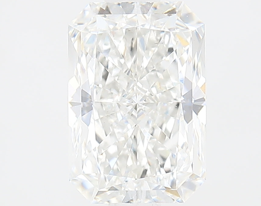 1.5 Carat Radiant Lab Diamond with  Cut Diamond in 14KT  view 1
