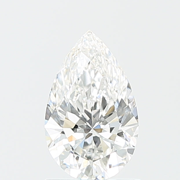 1.11 Carat Pear Lab Diamond with  Cut Diamond in 14KT  view 1

