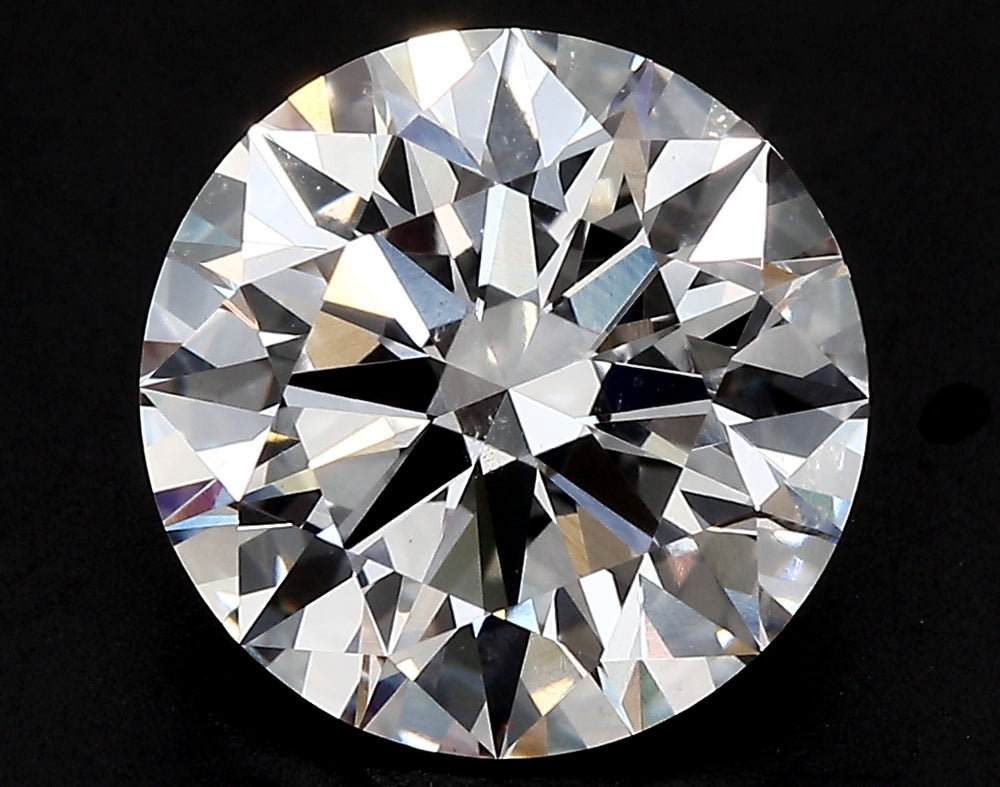 2.34 Carat Round Lab Diamond with  Cut Diamond in 14KT  view 1

