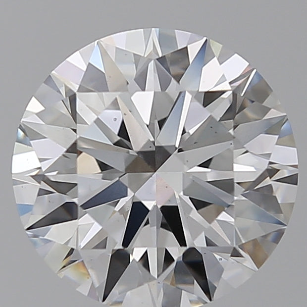 4.1 Carat Round Lab Diamond with  Cut Diamond in 14KT  view 1
