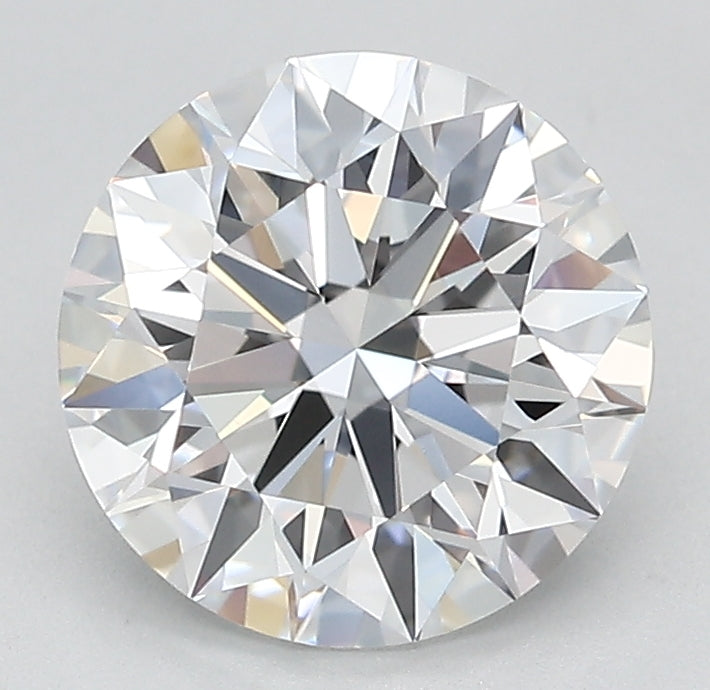 2.0 Carat Round Lab Diamond with  Cut Diamond in 14KT  view 1
