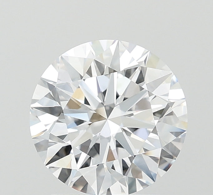 2.02 Carat Round Lab Diamond with  Cut Diamond in 14KT  view 1
