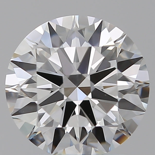 1.41 Carat Round Lab Diamond with  Cut Diamond in 14KT  view 1
