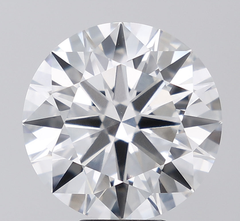 7.01 Carat Round Lab Diamond with  Cut Diamond in 14KT  view 1
