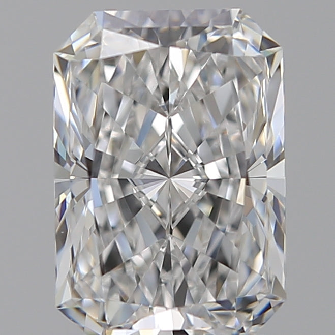 1.55 Carat Radiant Lab Diamond with  Cut Diamond in 14KT  view 1
