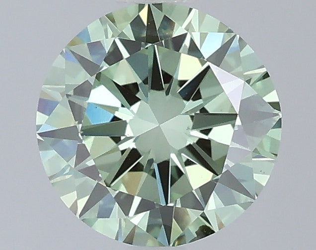 1.5 Carat Round Lab Diamond with  Cut Diamond in 14KT  view 1
