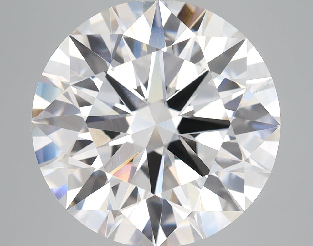 6.58 Carat Round Lab Diamond with  Cut Diamond in 14KT  view 1
