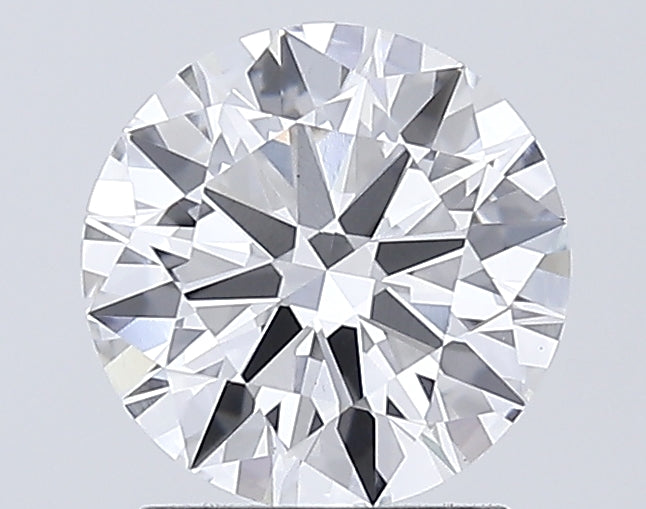 1.7 Carat Round Lab Diamond with  Cut Diamond in 14KT  view 1
