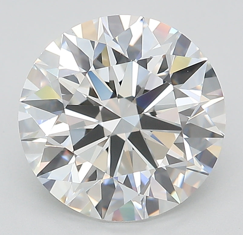3.33 Carat Round Lab Diamond with  Cut Diamond in 14KT  view 1
