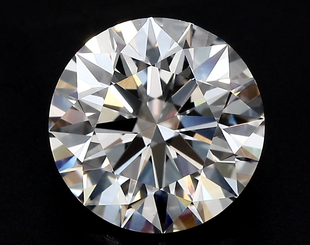 4.77 Carat Round Lab Diamond with  Cut Diamond in 14KT  view 1
