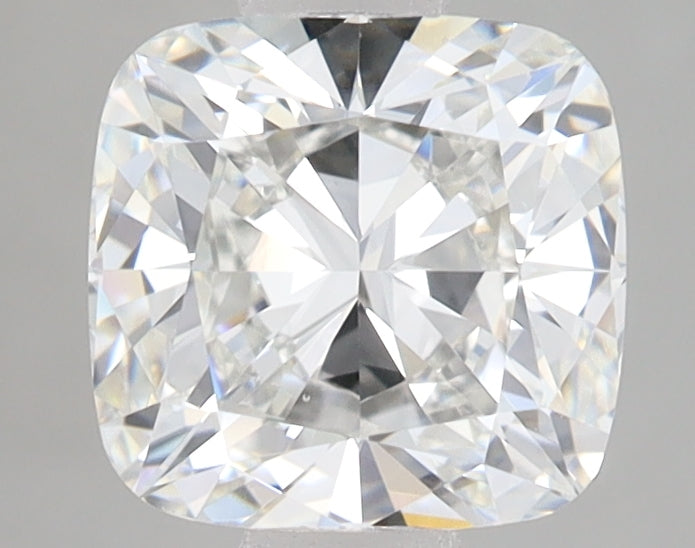 1.59 Carat Cushion Lab Diamond with  Cut Diamond in 14KT  view 1
