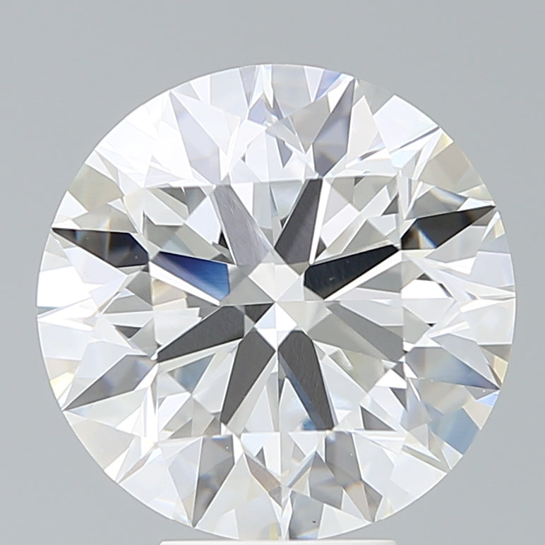6.71 Carat Round Lab Diamond with  Cut Diamond in 14KT  view 1
