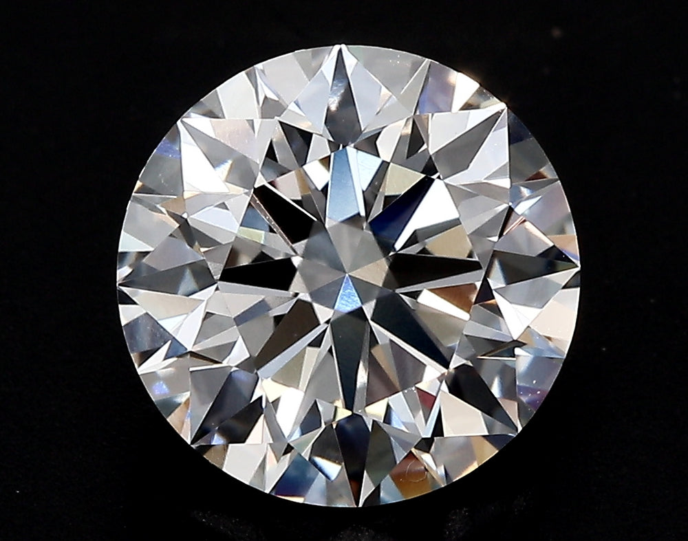 1.5 Carat Round Lab Diamond with  Cut Diamond in 14KT  view 1
