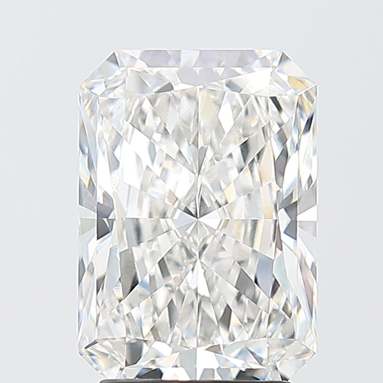 3.11 Carat Radiant Lab Diamond with  Cut Diamond in 14KT  view 1
