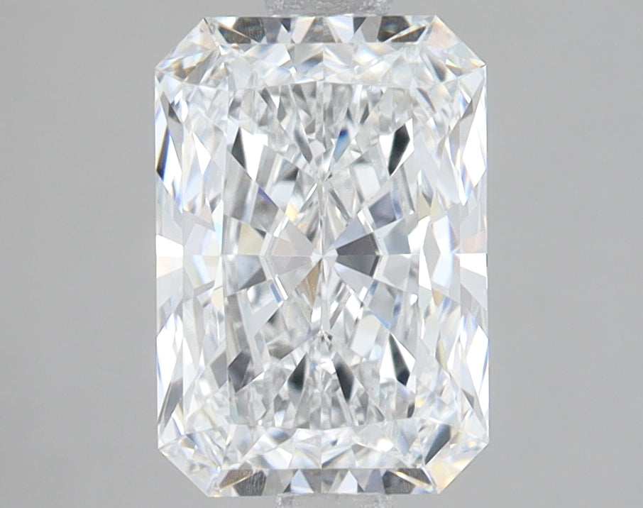 2.1 Carat Radiant Lab Diamond with  Cut Diamond in 14KT  view 1
