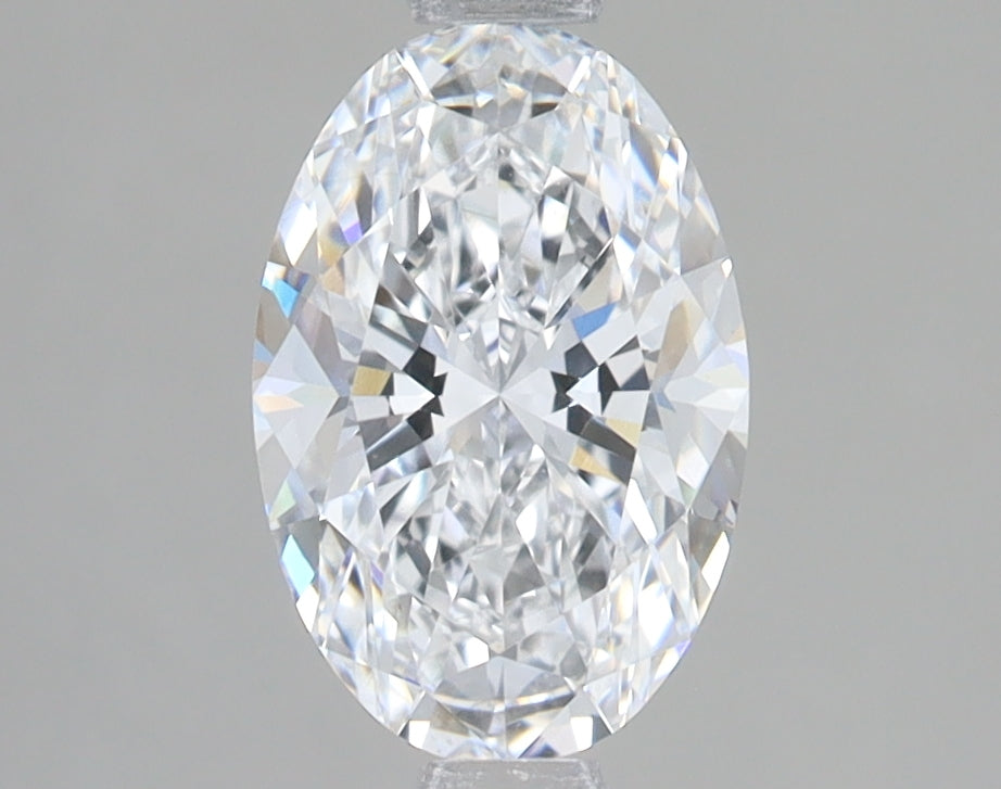 1.51 Carat Oval Lab Diamond with  Cut Diamond in 14KT  view 1
