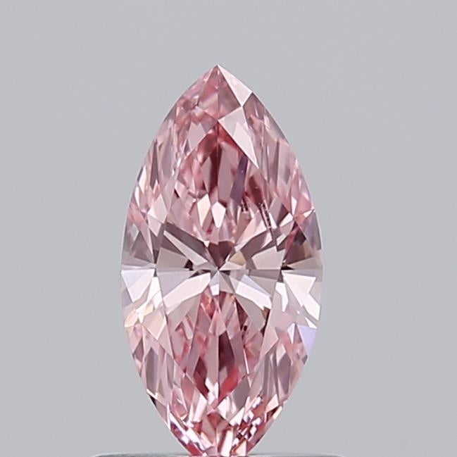 0.53 Carat Marquise Lab Diamond with  Cut Diamond in 14KT  view 1
