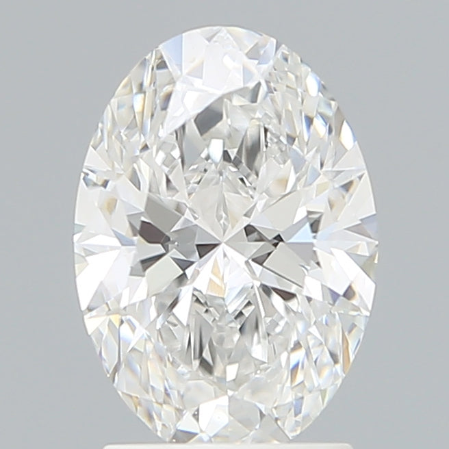 2.03 Carat Oval Lab Diamond with  Cut Diamond in 14KT  view 1
