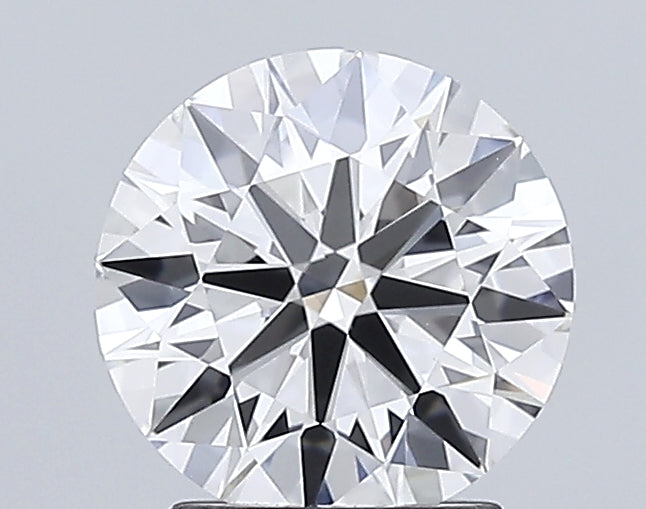 2.3 Carat Round Lab Diamond with  Cut Diamond in 14KT  view 1
