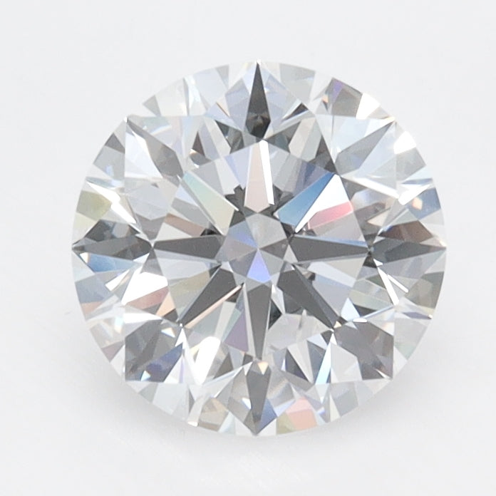1.47 Carat Round Lab Diamond with  Cut Diamond in 14KT  view 1
