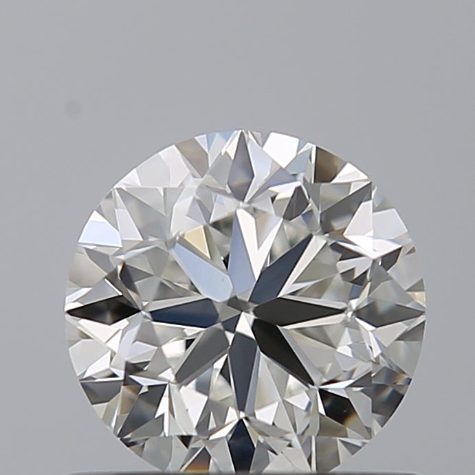 0.7 Carat Round Natural Diamond with  Cut Diamond in 14KT  view 1
