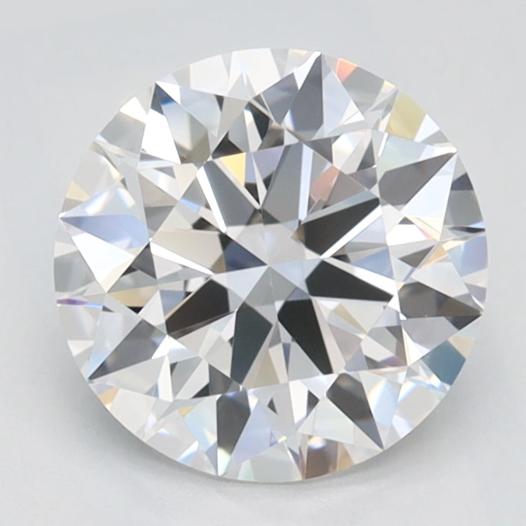 1.5 Carat Round Lab Diamond with  Cut Diamond in 14KT  view 1
