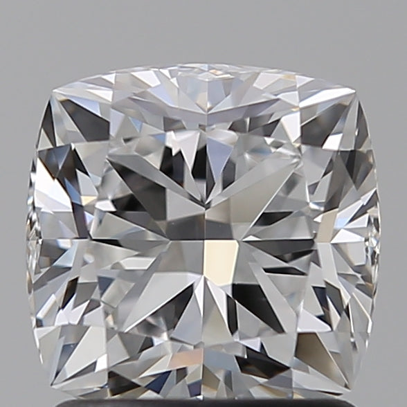 1.51 Carat Cushion Lab Diamond with  Cut Diamond in 14KT  view 1
