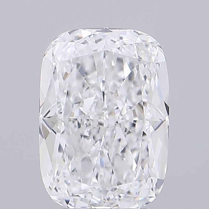 2.37 Carat Cushion Lab Diamond with  Cut Diamond in 14KT  view 1
