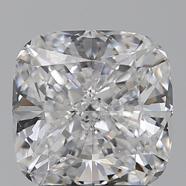 2.03 Carat Cushion Lab Diamond with  Cut Diamond in 14KT  view 1
