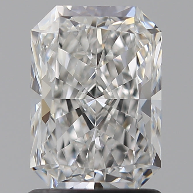 1.54 Carat Radiant Lab Diamond with  Cut Diamond in 14KT  view 1
