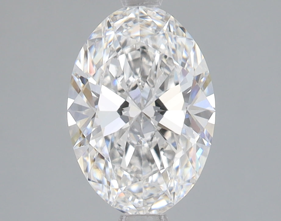 1.58 Carat Oval Lab Diamond with  Cut Diamond in 14KT  view 1
