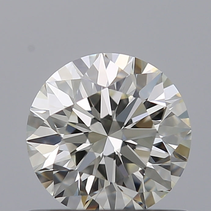 0.7 Carat Round Natural Diamond with  Cut Diamond in 14KT  view 1
