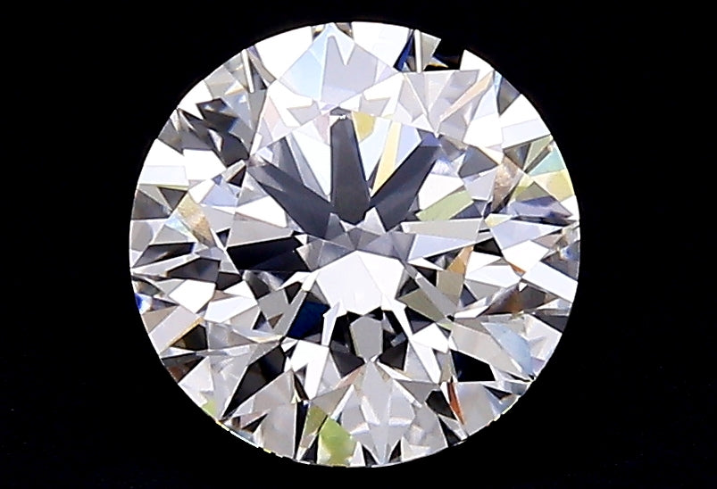 1.92 Carat Round Lab Diamond with  Cut Diamond in 14KT  view 1
