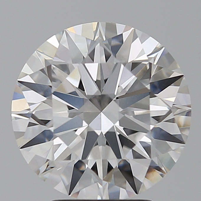 3.6 Carat Round Lab Diamond with  Cut Diamond in 14KT  view 1
