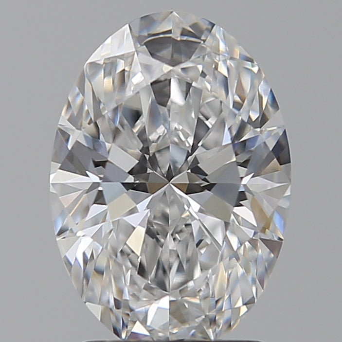 2.03 Carat Oval Lab Diamond with  Cut Diamond in 14KT  view 1
