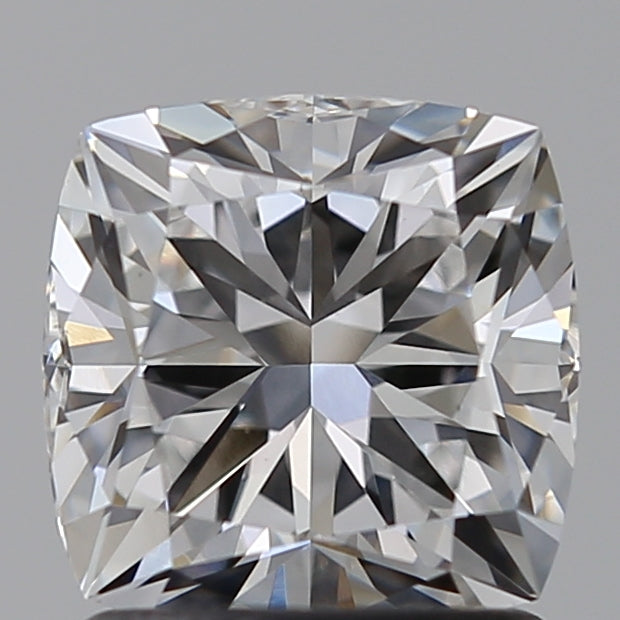 1.51 Carat Cushion Lab Diamond with  Cut Diamond in 14KT  view 1
